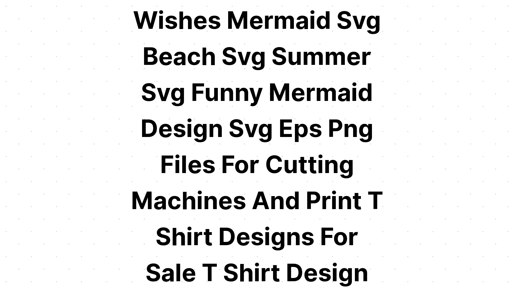 Download Mermaid Summer Shirt Design SVG File
